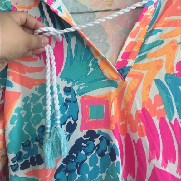 Lilly Pulitzer nwot rylie hoodie dress goombay XS